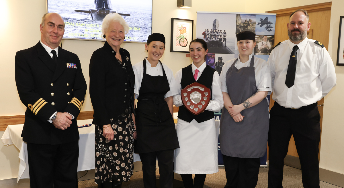 Presentation of the Royal Navy Submarine Flotilla’s Northern Ireland Shield 